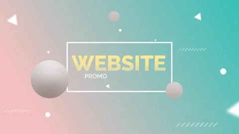 Abstract Website Mockup Promo for After Effects After Effects stock