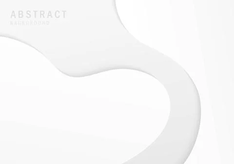 Abstract whiet template gradient design decorative artwork. Stock Illustration