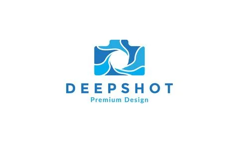 Abstract Whirlpool with camera logo vector symbol icon design illustration Illustrazione stock