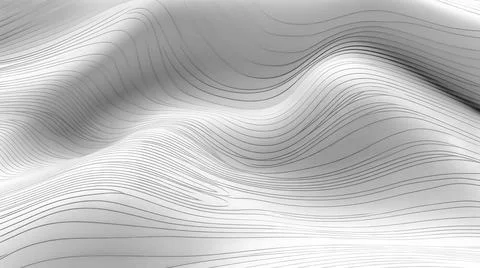 Abstract White 3D Background Abstract 3D Background with White Waves and G... Stock Photos