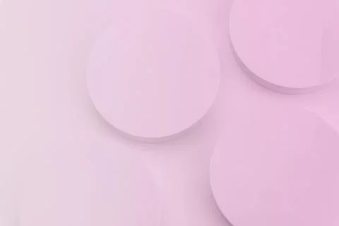Abstract white 3d studio with geometric  circle background  Stock-Fotos