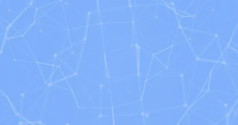Abstract white and blue tech network. Abstract dots and lines texture background Stock Illustration