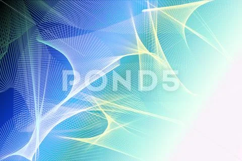 Abstract White And Blue Wave Pattern With Bright Shimmering Highlights PSD 템플릿