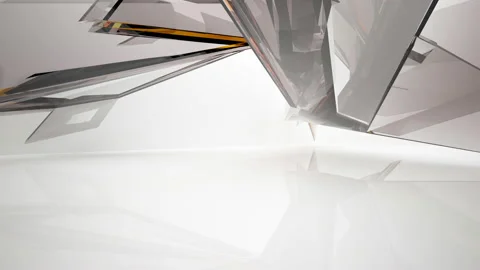 Abstract white and colored gradient glasses interior  with window. Stock Footage 90783466