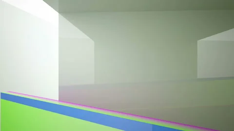Abstract white and colored gradient  interior. Stock Footage 96717101