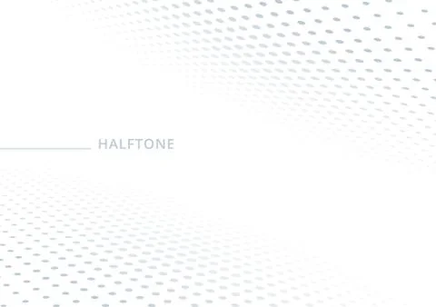 Abstract white and gray dot pattern halftone style perspective background wit 스톡 일러스트
