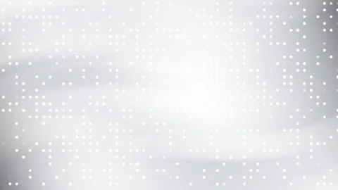 Abstract white and gray gradient background with small uniform dots 库存影片 336242943