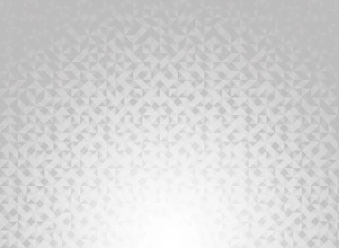 Abstract white and gray gradient color geometric triangles pattern background Stock Illustration