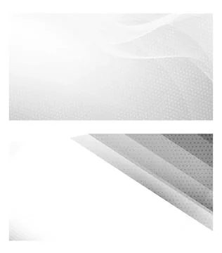 Abstract white and gray gradient background with halftone Stock Illustration