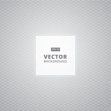 Abstract White and gray grid pattern background. Vector Illustrazione stock