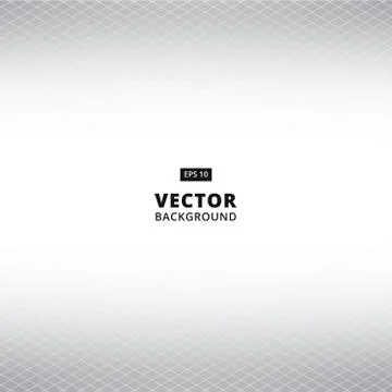 Abstract White and gray grid perspective background. Vector Stock Illustration