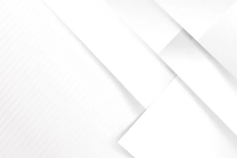 Abstract white and grey background basic geometry overlaps with shadow vector イラスト素材