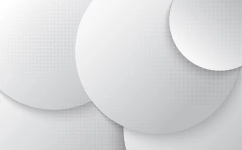 Abstract white and grey gradient pattern design of circle geometric 스톡 일러스트