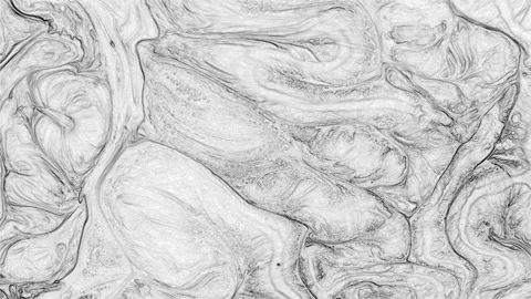 Abstract White and Grey Marble Fluid Texture Video stock 332753828