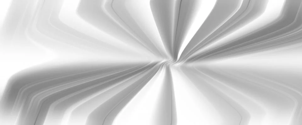 Abstract white and grey motion blur background with dynamic radial lines Stock Illustration