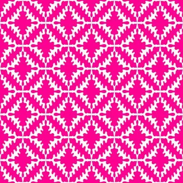 Abstract white and pink background with floral hand drawn ornament. Geometric Stock Illustration