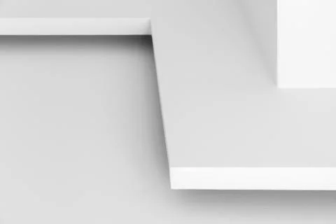 Abstract white architectural background Foto stock