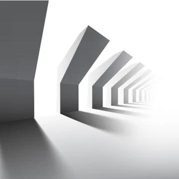 Abstract White Architecture Construction イラスト素材