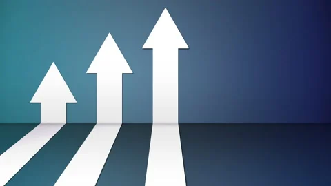 Abstract white arrows moving on the wall. Stock Footage 163139000