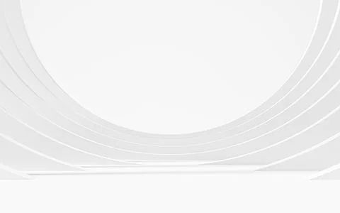 Abstract White Background. 3d rendering Stock Illustration