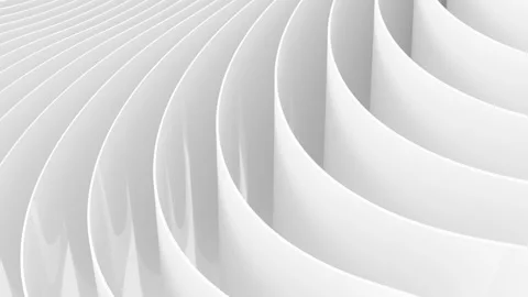 Abstract white background. Abstract waves. Loop animation. Stock Footage 293634268