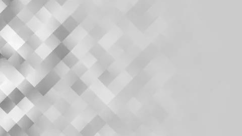 Abstract white background. Animation 3D Seamless geometric squares, minimalist Stock Footage 339473719