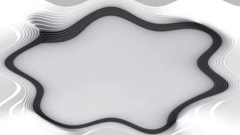 Abstract White Background with Black Lines Stock Footage 284407358