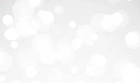 Abstract white background with bokeh lights effect Stock Illustration