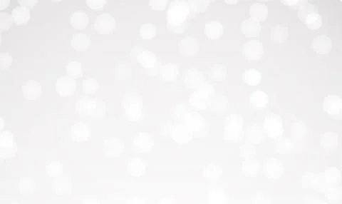 Abstract white background with bokeh lights effect Stock Illustration