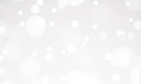Abstract white background with bokeh lights effect Stock Illustration