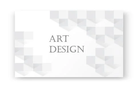 Abstract white background with brick shadow texture. Vector 3d white geometric Stock Illustration