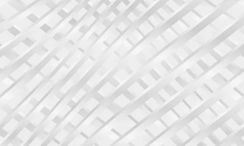 Abstract white background with chrome lines grid. Stock Illustration