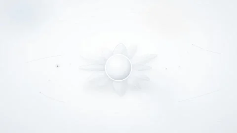 Abstract White Background Clean Simple Elegant | 4K Seamless Loop Background 库存影片 344031416