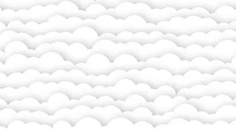 Abstract white background with curved gradient forming wave-like shapes, minimal Stock Illustration