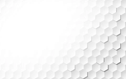 Abstract white background of Embossed surface Hexagon,Honeycomb modern 스톡 일러스트