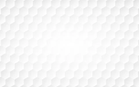 Abstract white background of Embossed surface Hexagon,Honeycomb modern Illustrazione stock