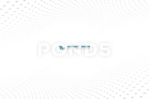 Abstract white background with gray dot pattern technology design decorative Illustration