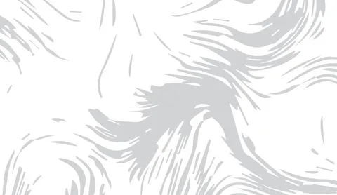 Abstract white background with gray flowing lines and liquid shapes for modern Stock Illustration