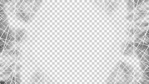 Abstract white background with intersecting lines and geometric patterns Stock Illustration