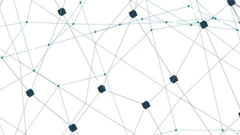 Abstract white background of lines and dots. Screensaver. Stock Illustration