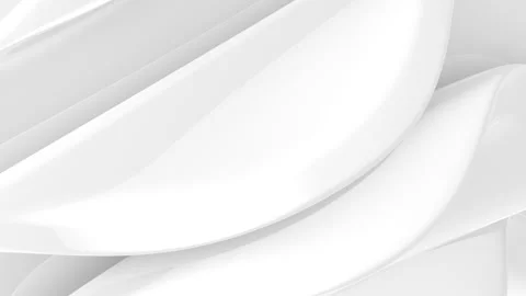 Abstract white background. Loop animation. 3D. 3D rendering Stock Footage 169928066