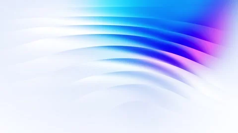 Abstract White Background Loop with Smooth Flowing Waves and Subtle Blue Ac.. Stock Footage 317458611
