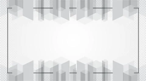 Abstract white background modern texture pattern hipster with geometric shape Stock Illustration