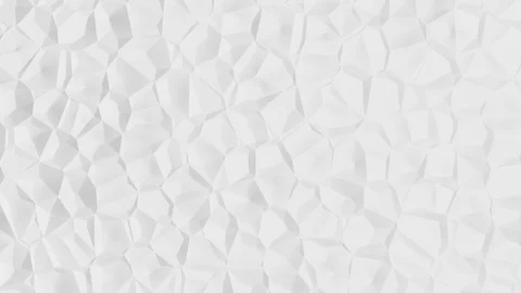 Abstract white background of moving geometric structures, seamless looping Video stock 98293727