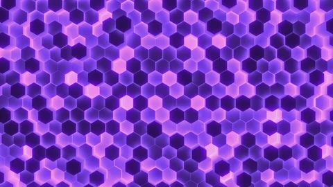 Abstract white background of moving hexagons. Stock Footage 120247450