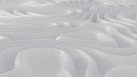 Abstract white background with organic texture, 3D animation 4K Stock Footage 229317150