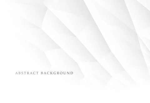 Abstract white background with perspective. Gradient geometric polygon shapes Stockillustratie
