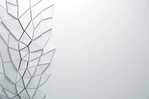 Abstract White Background for presentation Stock Illustration