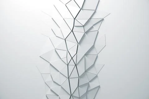 Abstract White Background for presentation Stock Illustration