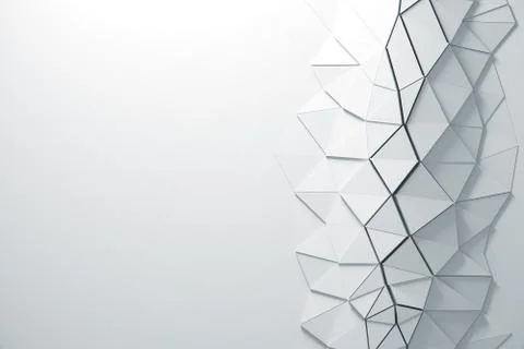 Abstract White Background for presentation Stock Illustration